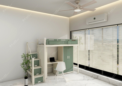 3单人位步梯公寓床