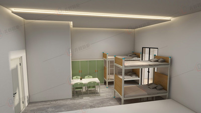 员工宿舍布置上下铺