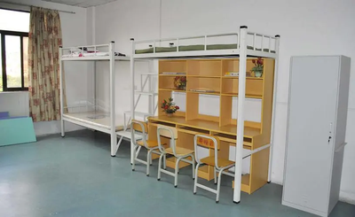 钢木结合公寓床