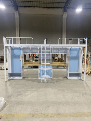 On-site physical double elevator apartment bed