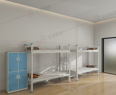10衣柜配连体四人位上下铺