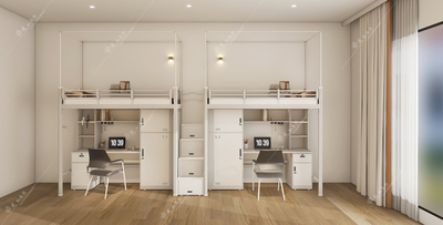 湖南两人位步梯公寓床四