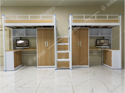 卡位式双层铁床