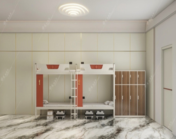 7爬梯连体公寓床