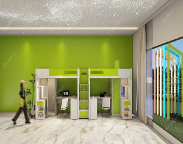 12中梯上床下桌两人位