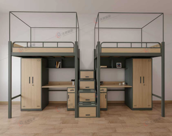 两连体中梯学生床