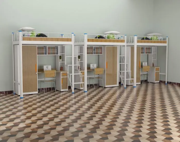 多人组合式双层公寓床