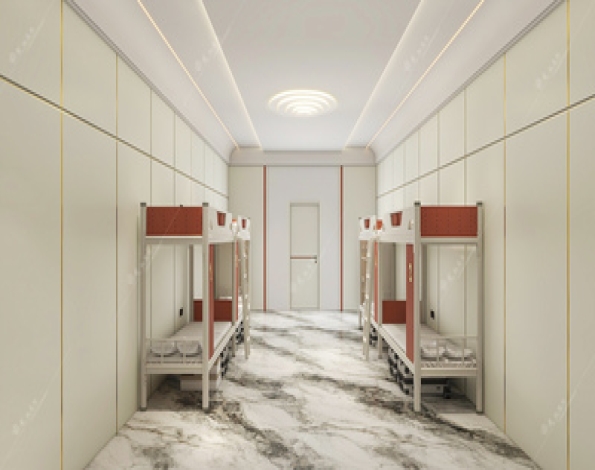 6两连体四人位爬梯上下铺