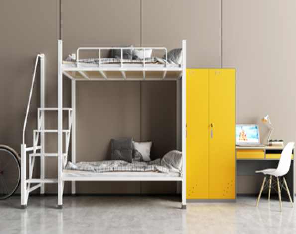 Graduate student apartment bed