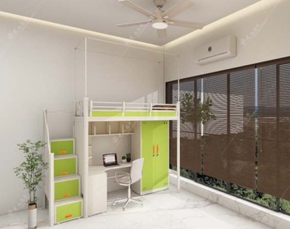 19颜色可订单人位侧步梯公寓床