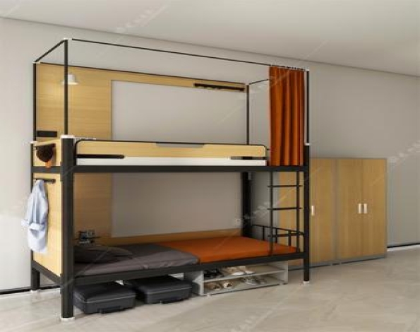 学校宿舍两连体上下铺宿舍床