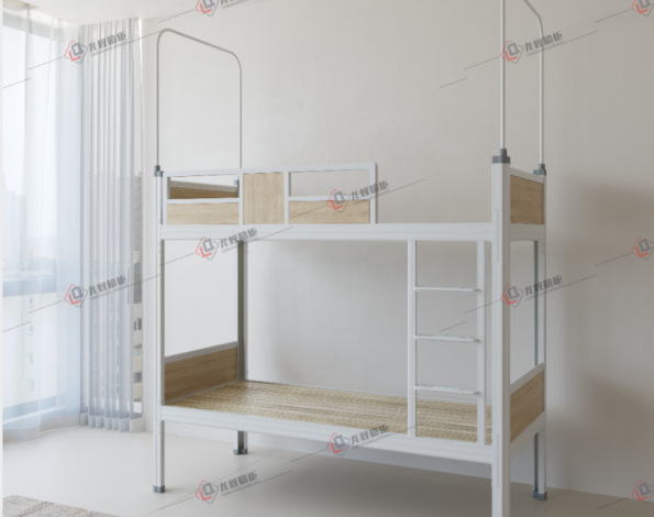 双人铁架床上下床