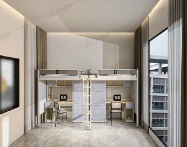 16双人位爬梯公寓床