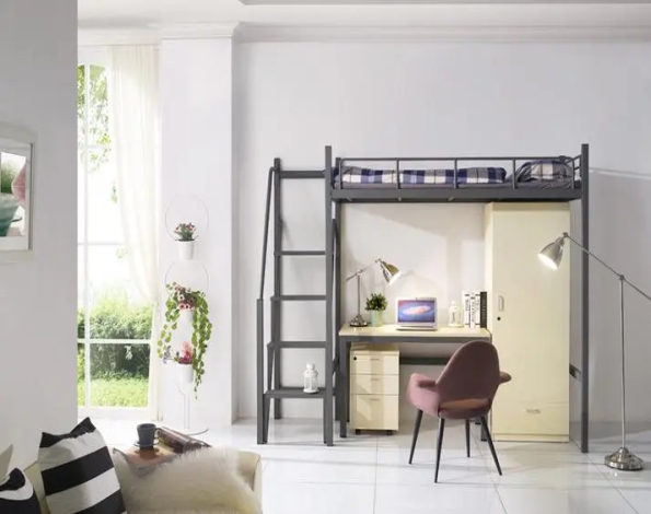 侧梯-卡式公寓床