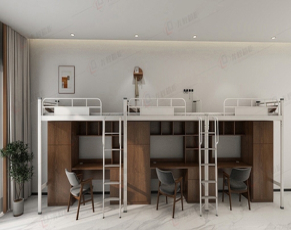 三人位爬梯公寓床学生宿舍床33