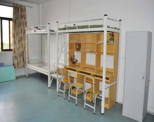 钢木结合公寓床