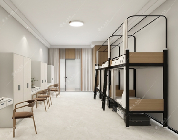 龙权家具-多人组合公寓床