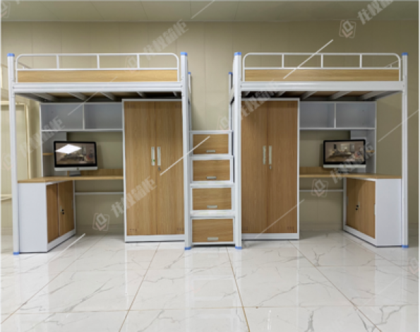 卡位式双层铁床